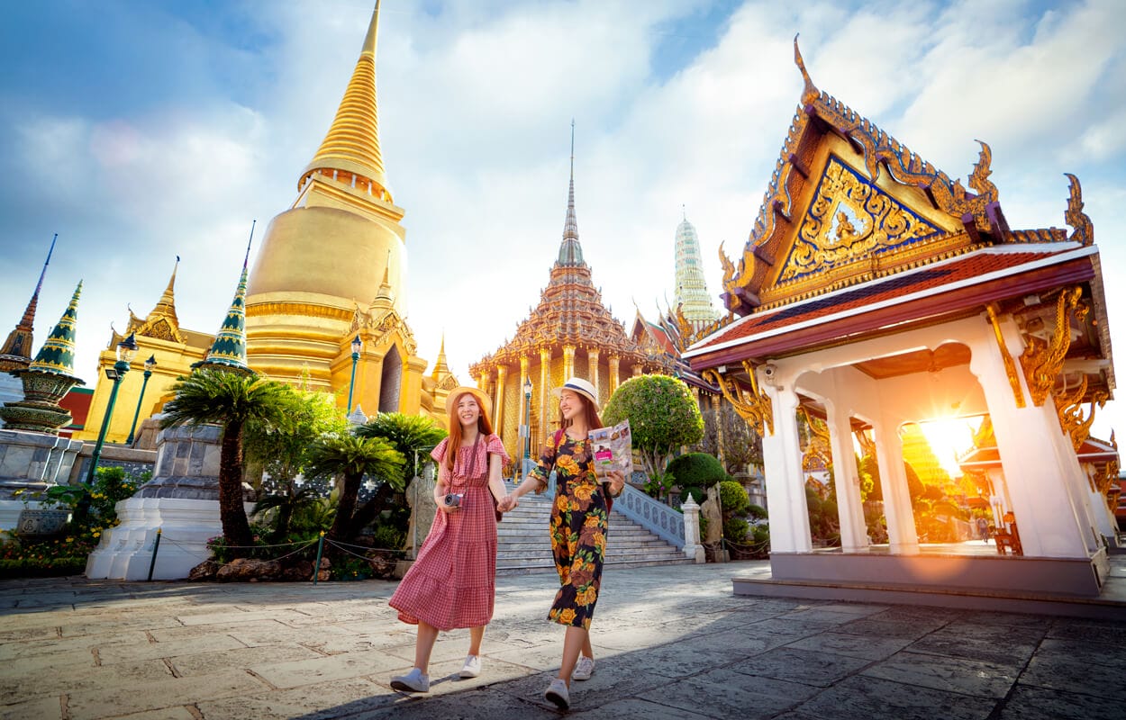 Wat Phra Kai und grosser Palast Bangkok Thailand