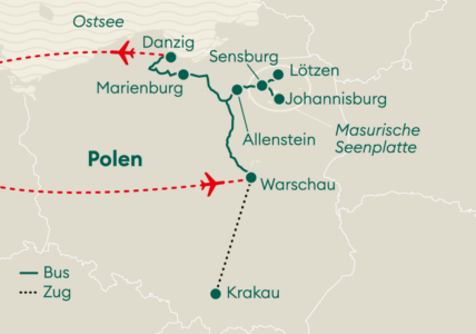 Karte Polen