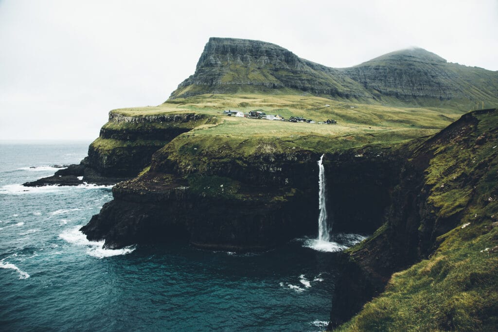 Mulafossur Wasserfall