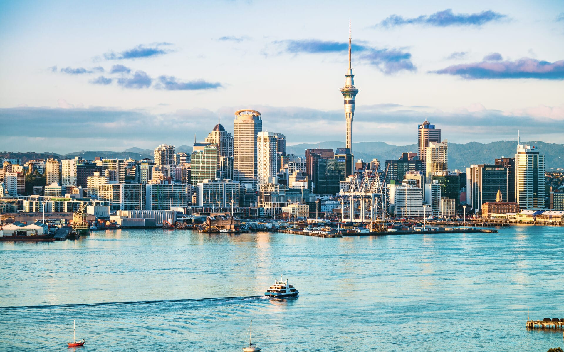 neuseeland auckland skyline