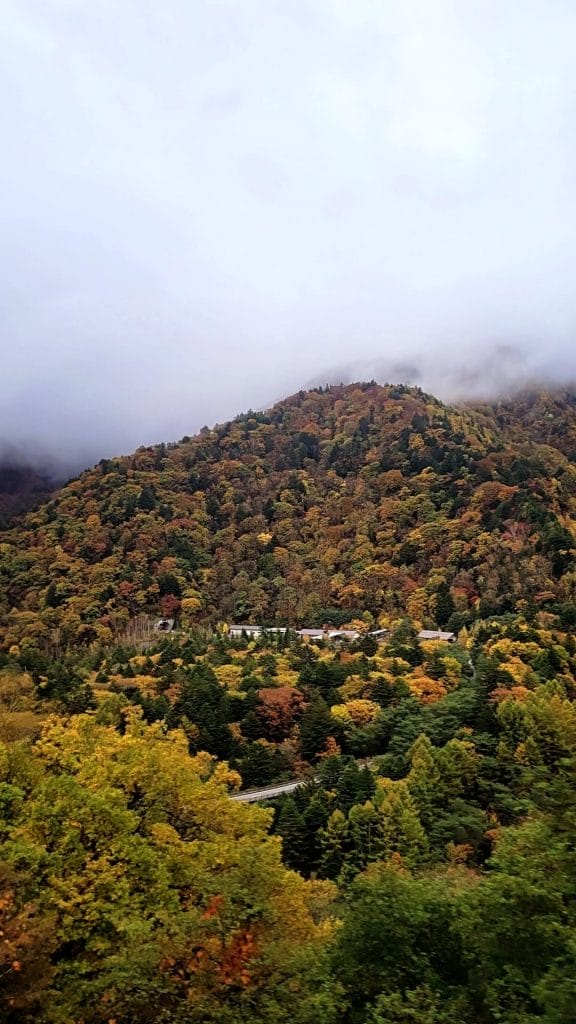 Fahrt durch die Japanischen Alpen