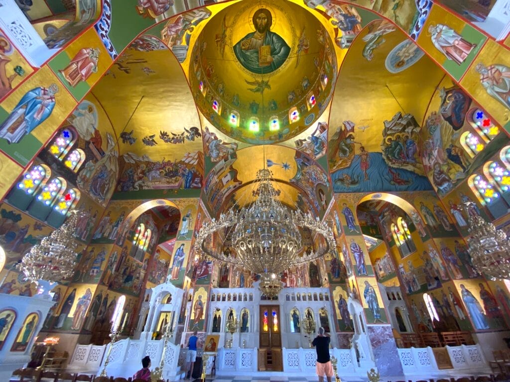 Ionische Inseln, Kefalonia, Klosterkirche des heiligen Gerasimos, Bilder von Brigitte Jurczyk