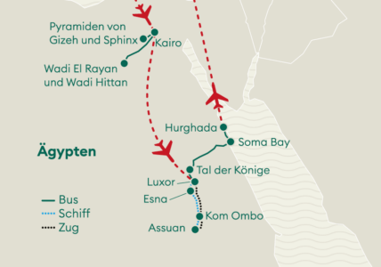 Karte Ägypten 2027